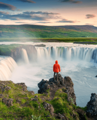 Waterfall destination