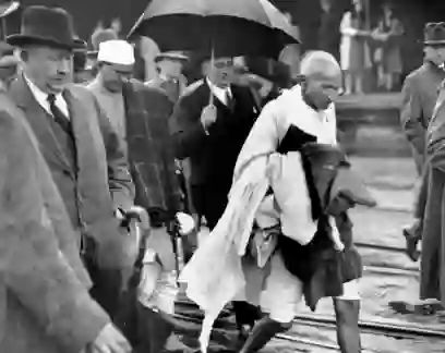 India in 1931, when Gandhi travelled with Cox & Kings