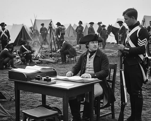 1758 historical scene