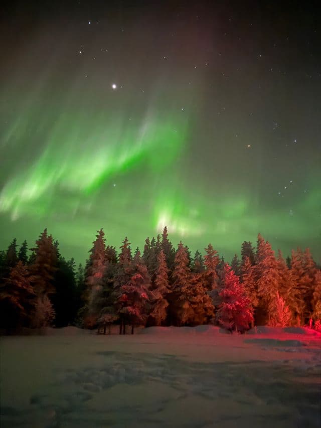 Glass Igloo & Northern Lights